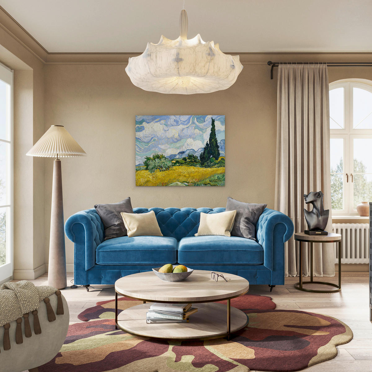 LEINWANDBILD Landschaft & Natur 70/100 cm  - Multicolor, Basics, Holz/Textil (70/100cm)