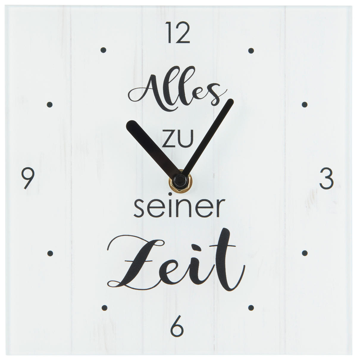 WANDUHR Multicolor 20/20/3,1 cm  - Multicolor, KONVENTIONELL, Glas (20/20/3,1cm) - Euroart