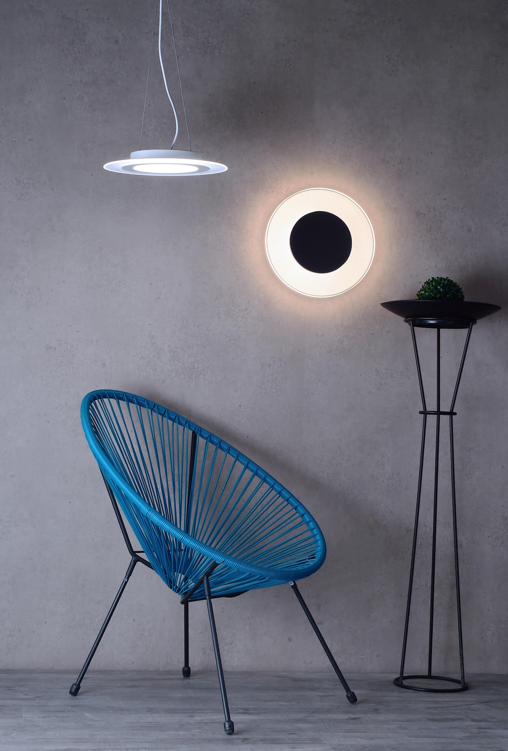 LED-DECKENLEUCHTE    42/42/4,5 cm  - Schwarz, Konventionell, Kunststoff/Metall (42/42/4,5cm)