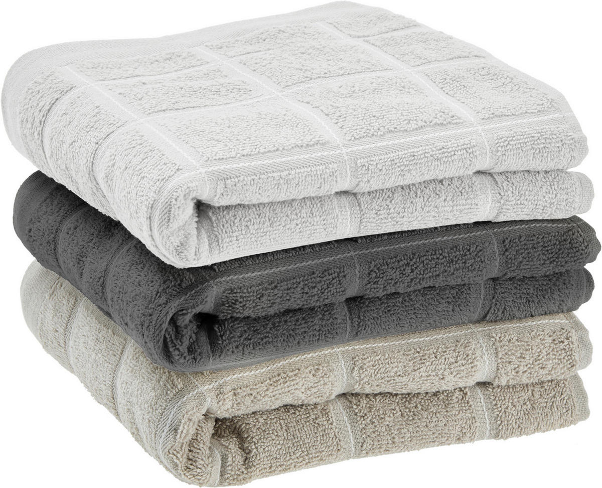 HANDTUCH 50/100 cm Weiß  - Weiß, Textil (50/100cm) - Esposa