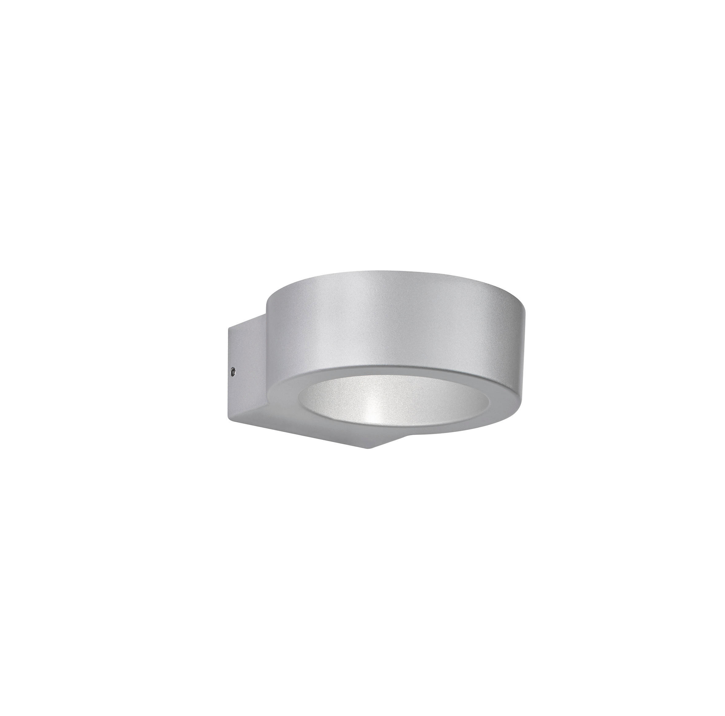 LED-AUßENLEUCHTE   - Silberfarben, Design, Metall (4,5/14,8/12,5cm) - Fischer & Honsel