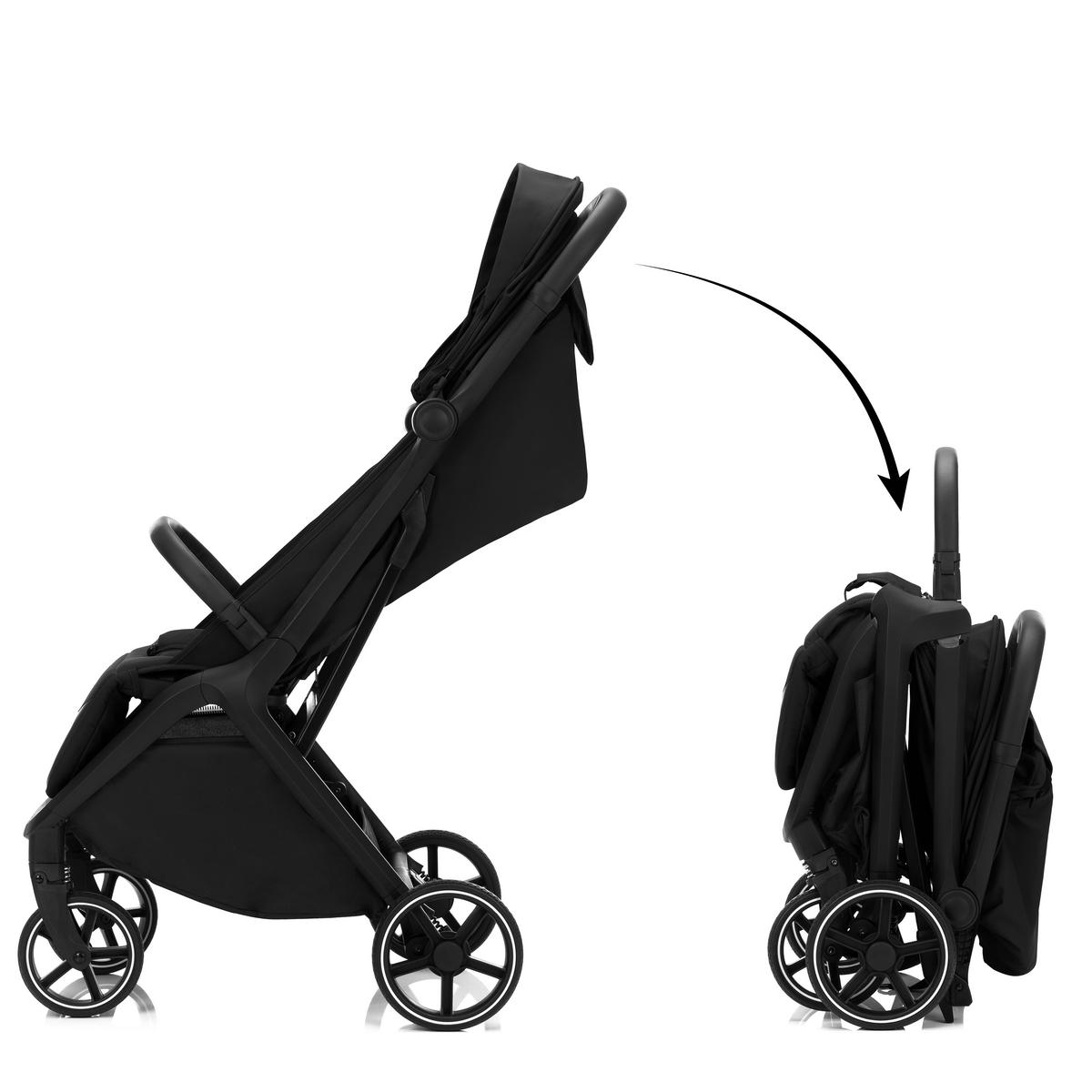 BUGGY Cooper  - Schwarz, Basics, Textil (50/107/69cm) - Fillikid