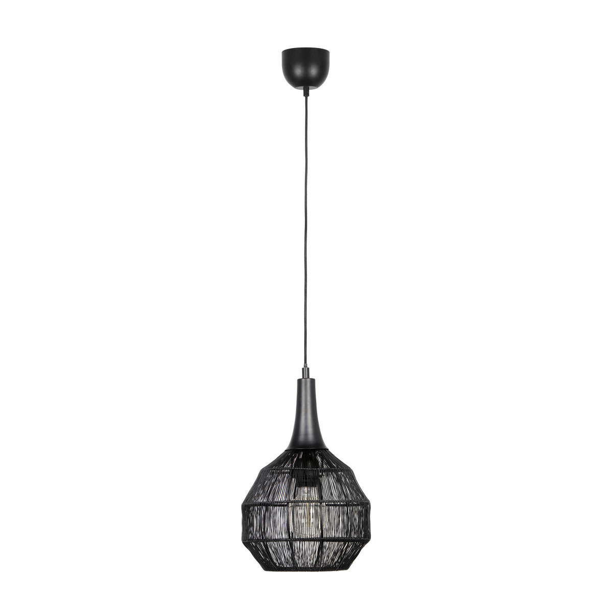 HÄNGELEUCHTE 26/150 cm    - Schwarz, Basics, Metall (26/150cm) - Trio Leuchten