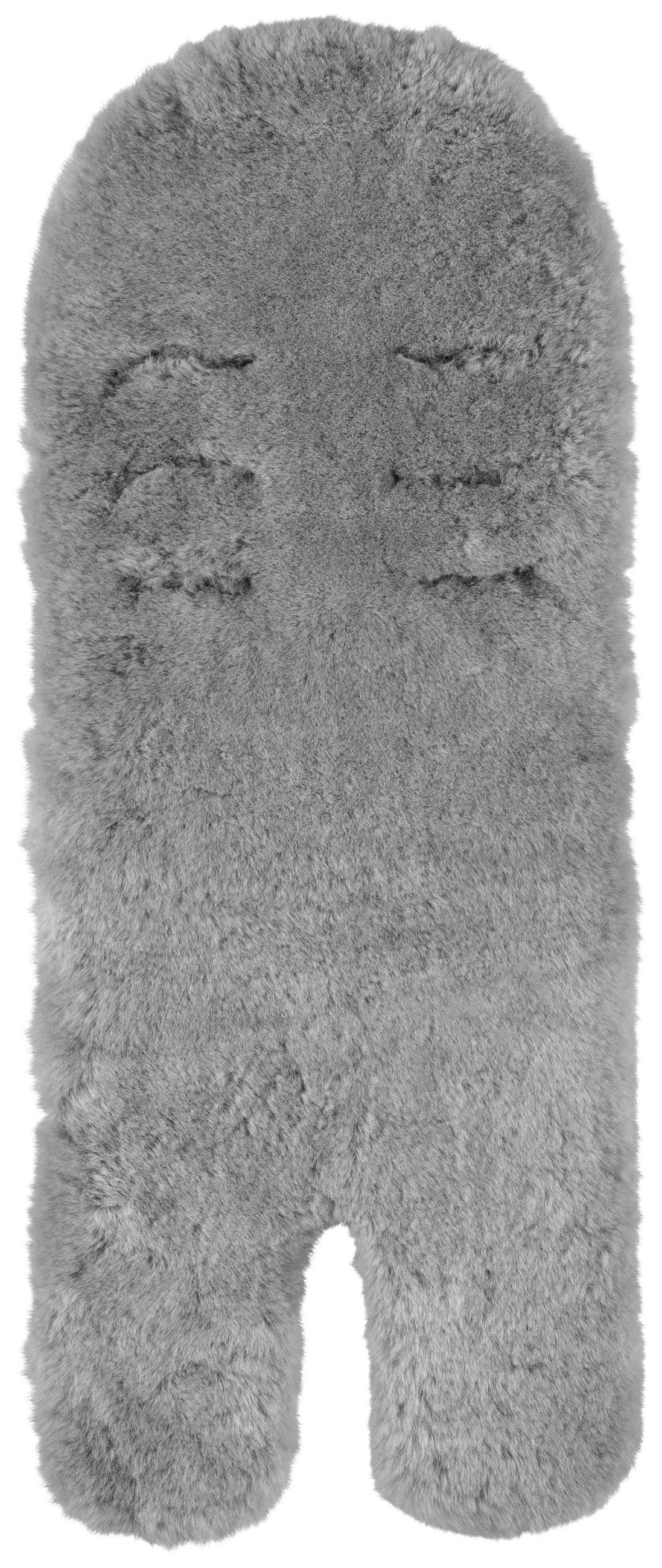 KINDERWAGENEINLAGE  - Grau, Basics, Textil/Fell (30/79cm) - Jimmylee