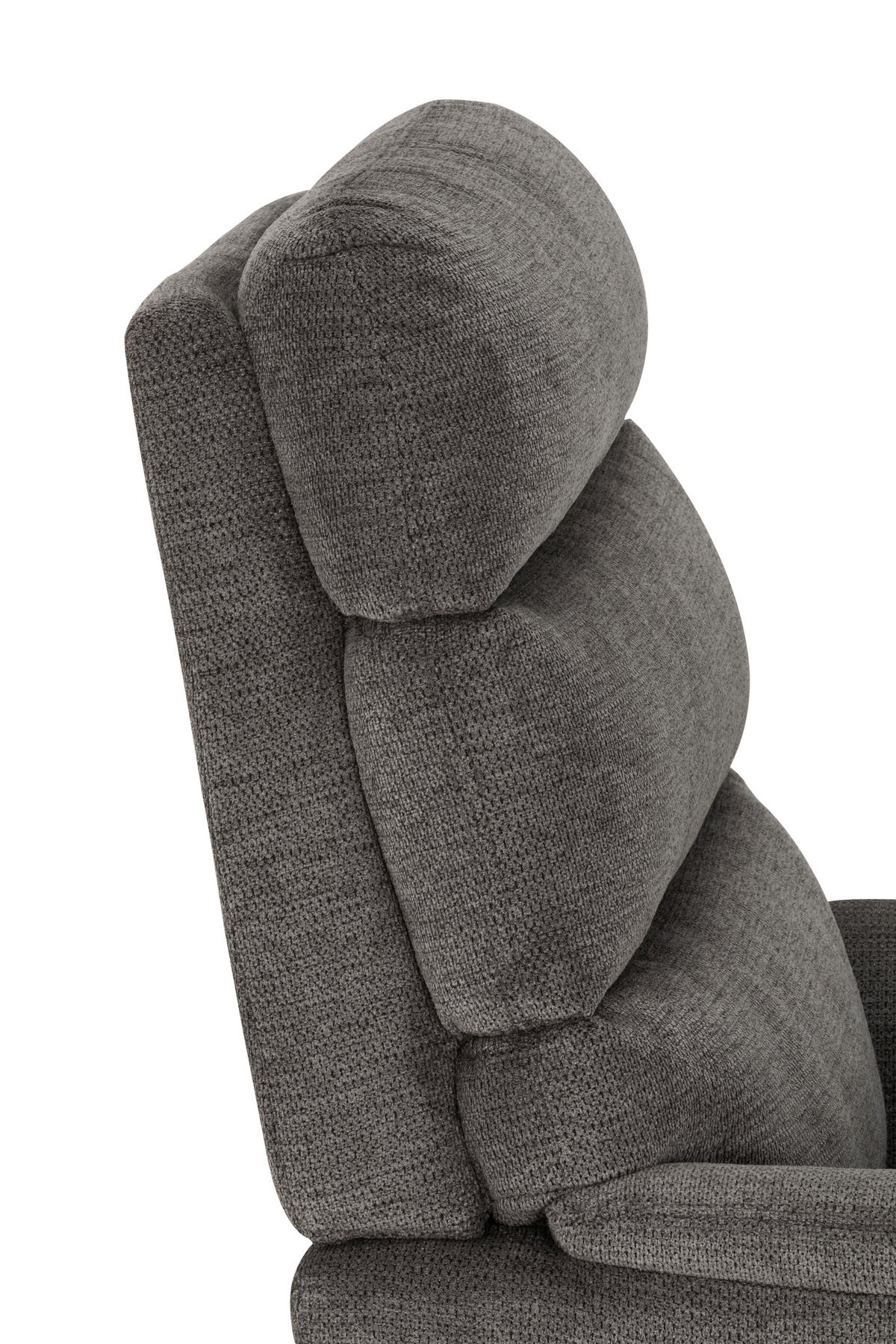 SESSEL in Webstoff Grau  - Schwarz/Grau, KONVENTIONELL, Textil/Metall (76/103/89cm) - Livetastic