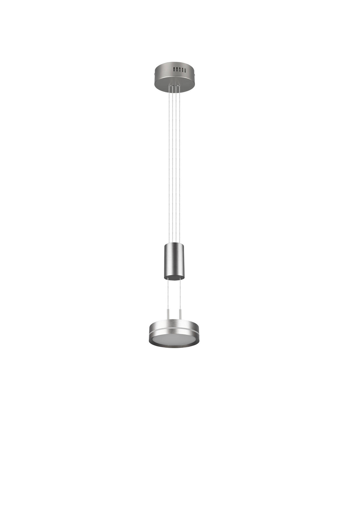 LED-HÄNGLAMPA 14/150 cm  - nickelfärgad, Basics, metall (14/150cm) - Trio Leuchten