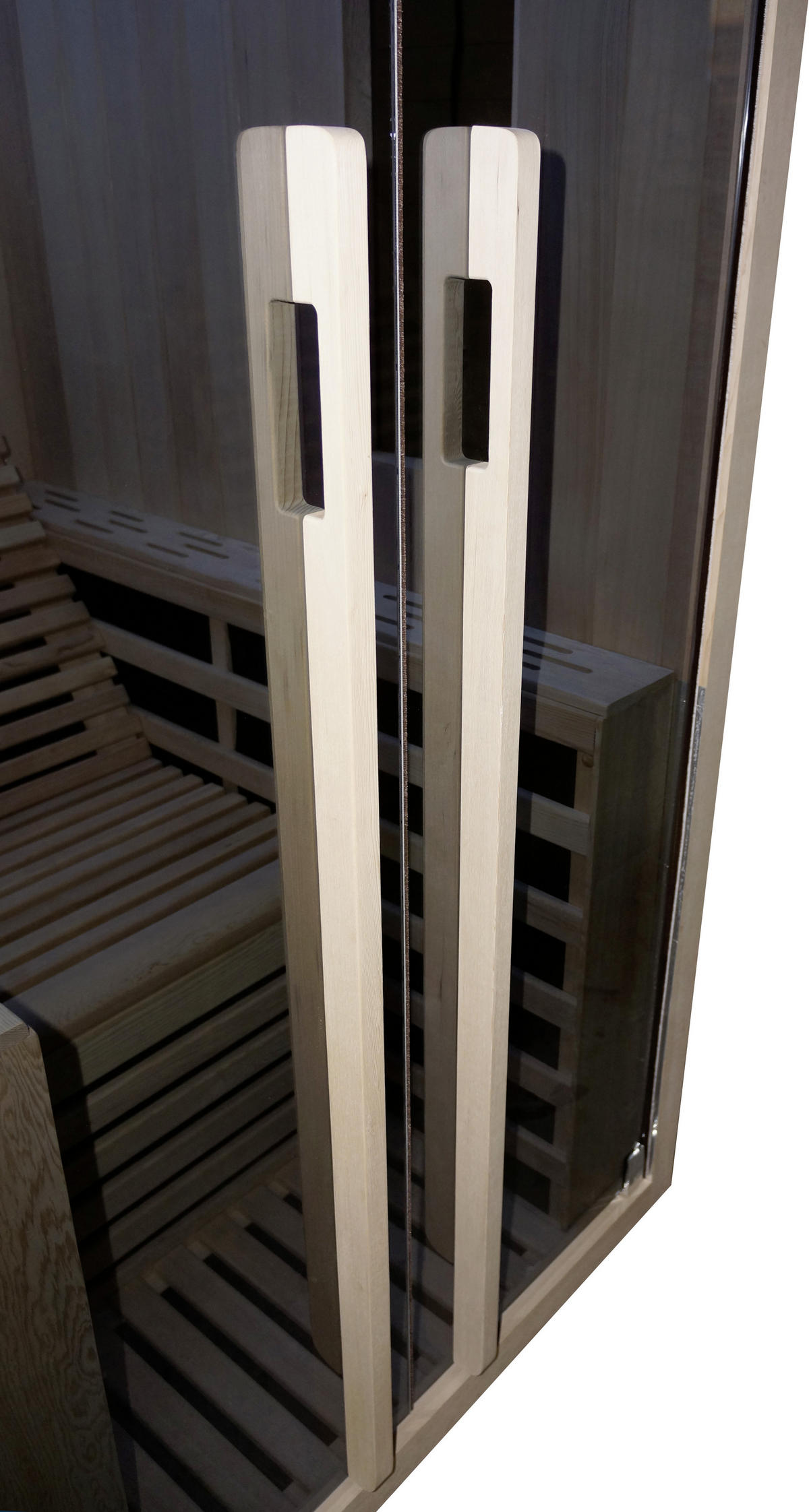 INFRAROTKABINE CARBON 1 für 1 Personen CARBON 1  - Naturfarben, Basics, Holz (100/195/130cm) - Sanotechnik