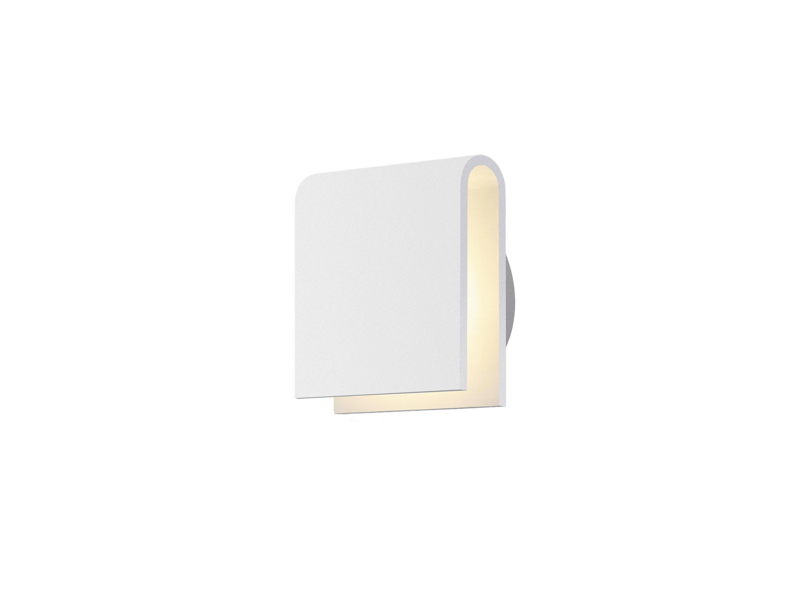 LED-WANDLEUCHTE Cano 9,5/8,5/3,5 cm   - Weiß, Design, Metall (9,5/8,5/3,5cm) - Helestra