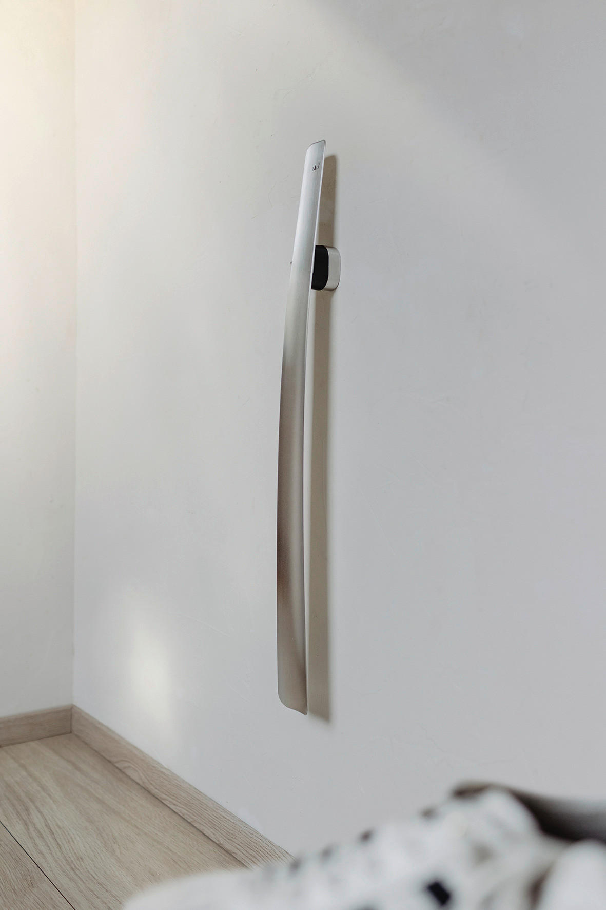 SCHUHLÖFFEL Metall  - Edelstahlfarben, MODERN, Metall (4,5/55/4,5cm) - Zack