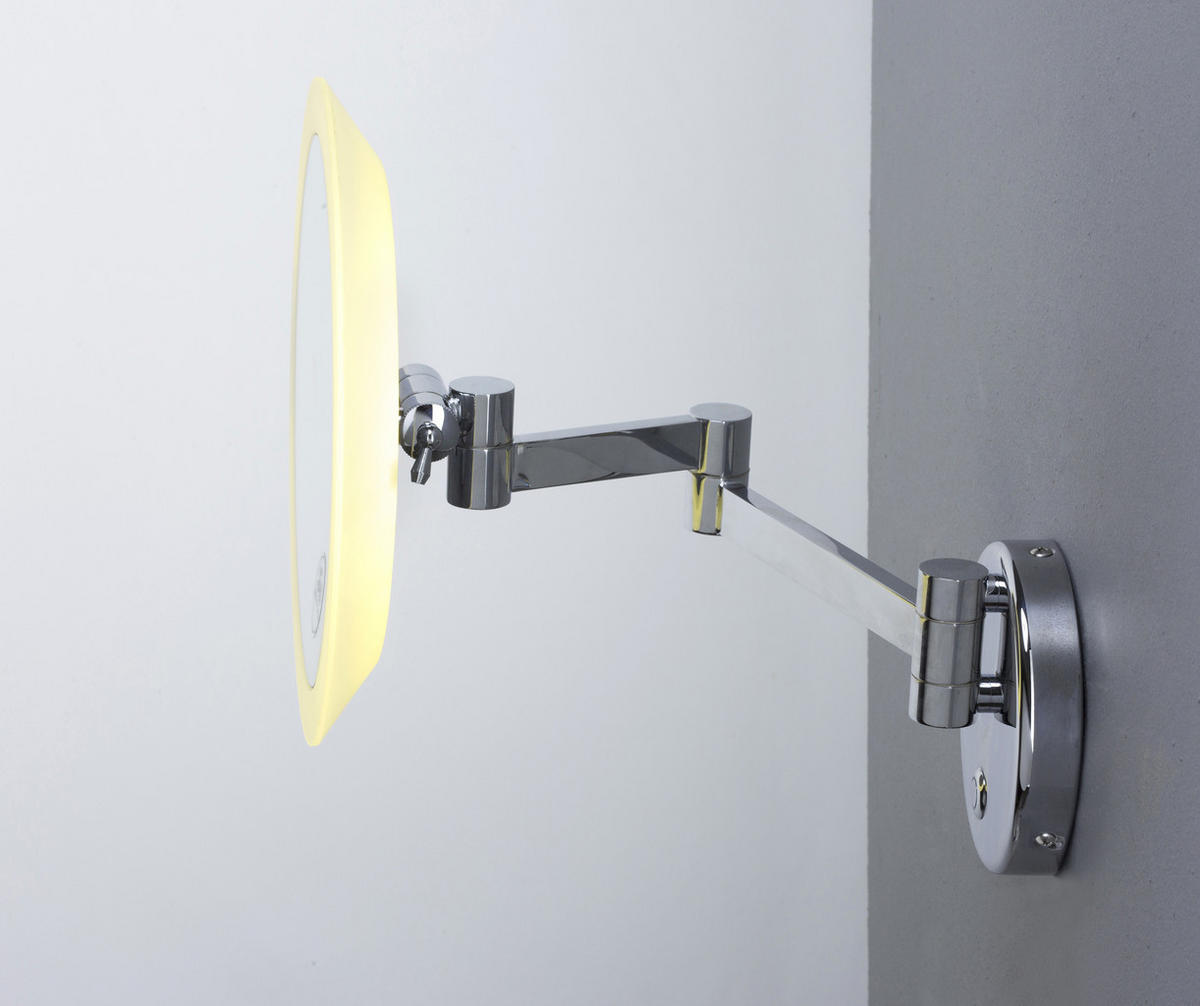 SCHMINKSPIEGEL  - Chromfarben, Basics, Glas/Metall (20/20/40cm)