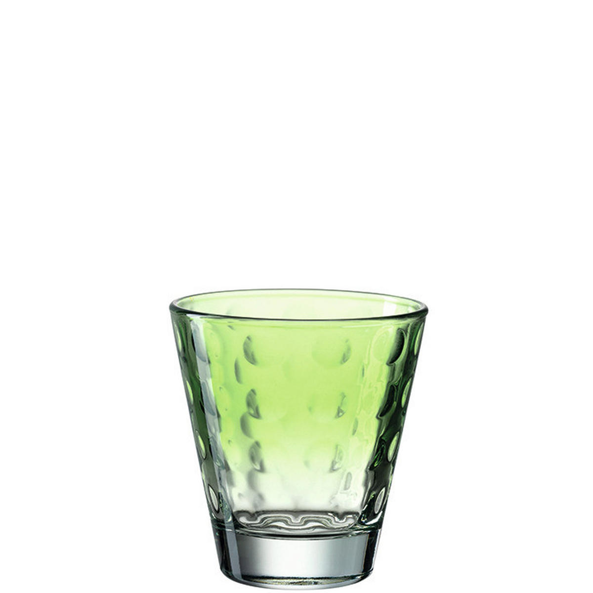 WHISKY-GLÄSERSET 215,00 ml 6-teilig  - Hellgrün, Design, Glas (8,50/9,00/8,50cm) - Leonardo