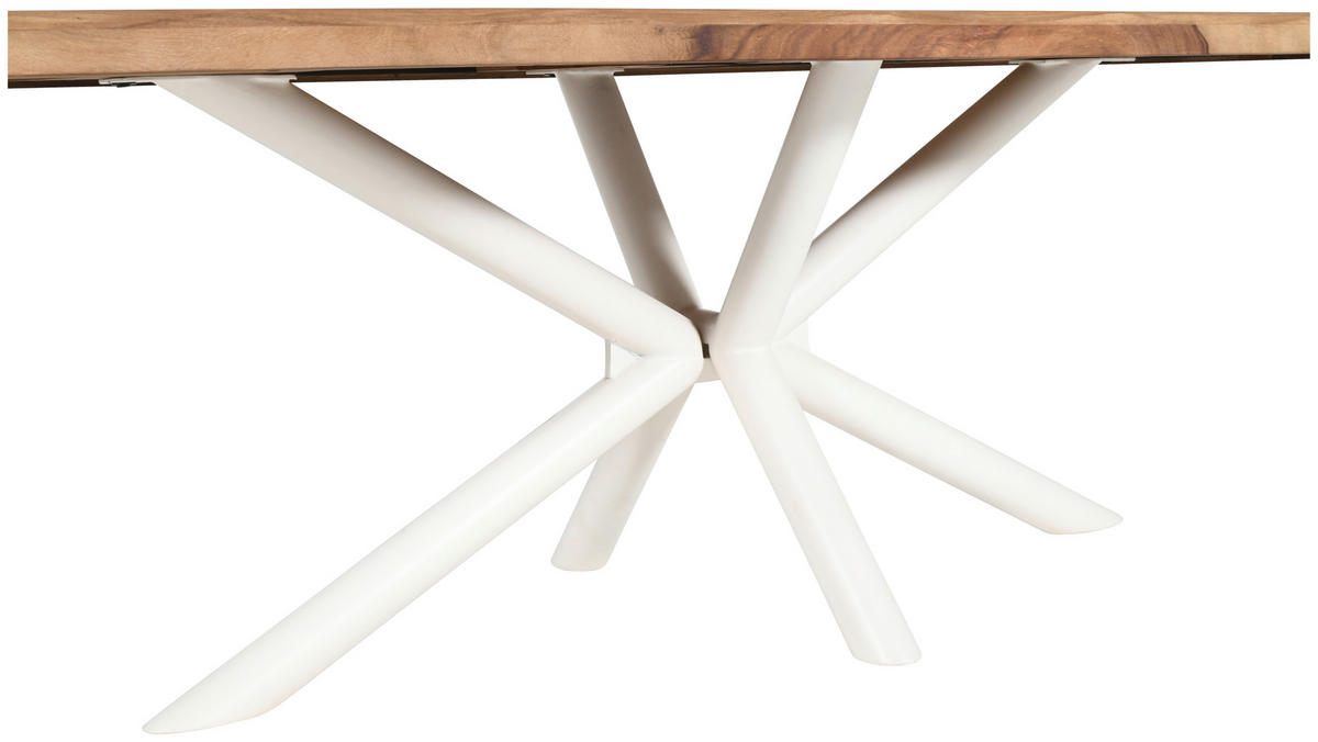 TISCHGESTELL Creme  - Creme, Design, Metall (160/75/72cm) - Landscape