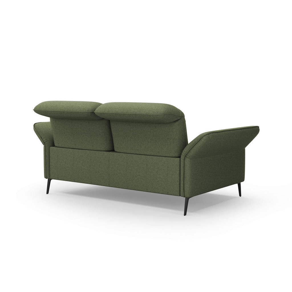 Thumbnail - Sit & More 2,5-Sitzer, Olivgrün, Textil, 189x92x123 cm, Goldenes M, Dgm, Oeko-Tex® Standard 100, Made in Europe, Rücken ...