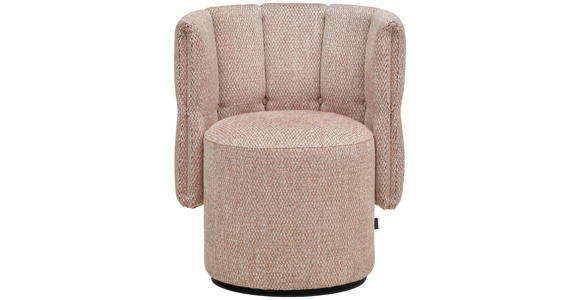 COCKTAILSESSEL - Hellbraun/Schwarz, Design, Holz/Textil (73/82/62cm) - Emilio Belluti