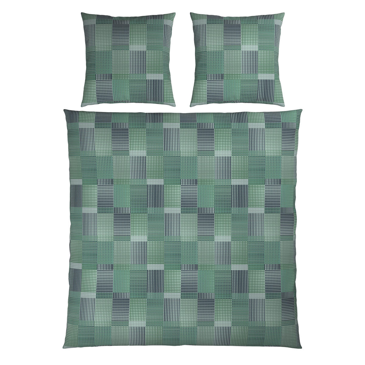 BETTWÄSCHE Flanell 200/200 cm  - Grün, Textil (200/200cm) - Novel