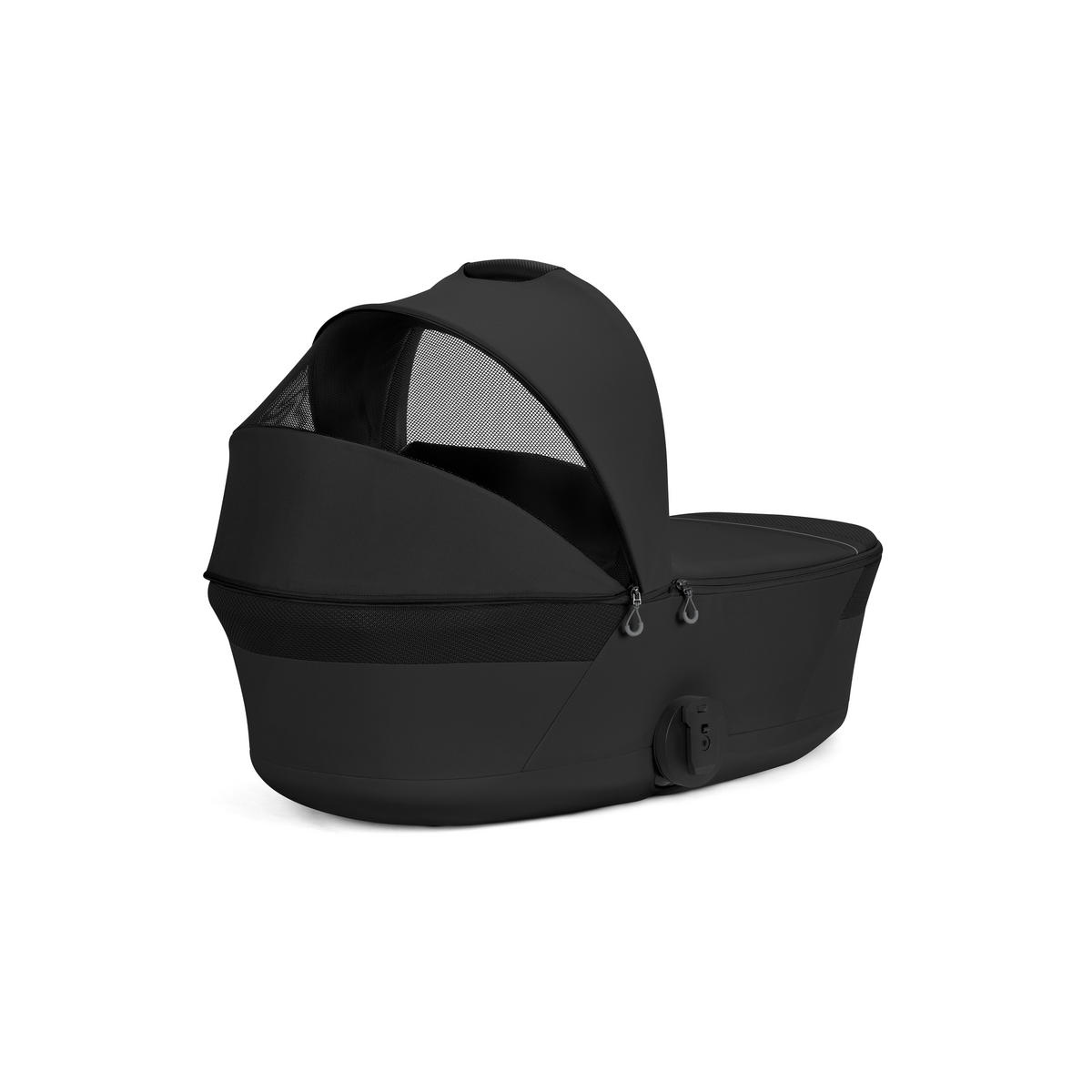 KINDERWAGEN Talos S BLK inkl. Fold-Carrycot  - Schwarz, Basics, Textil/Metall (93/60/115cm) - cybex GOLD