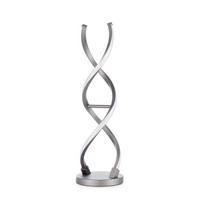 LED-TISCHLEUCHTE 5097 DNA 15/15/48.5 cm   - Titanfarben/Schwarz, Design, Kunststoff/Metall (15/15/48.5cm)