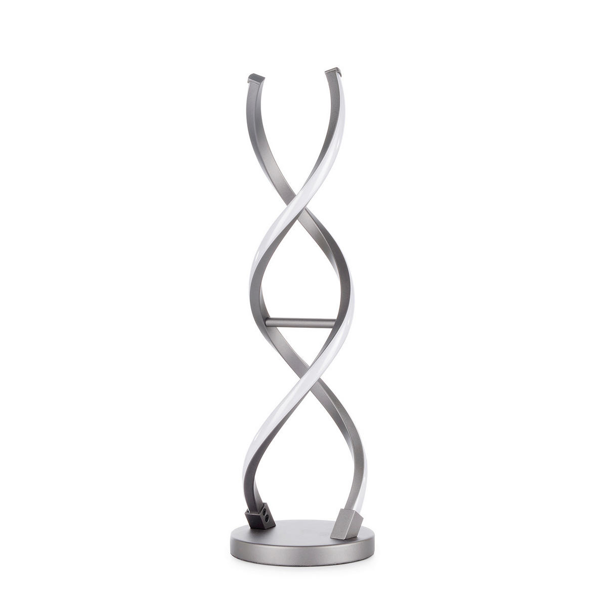 LED-TISCHLEUCHTE 5097 DNA 15/15/48.5 cm   - Titanfarben/Schwarz, Design, Kunststoff/Metall (15/15/48.5cm)