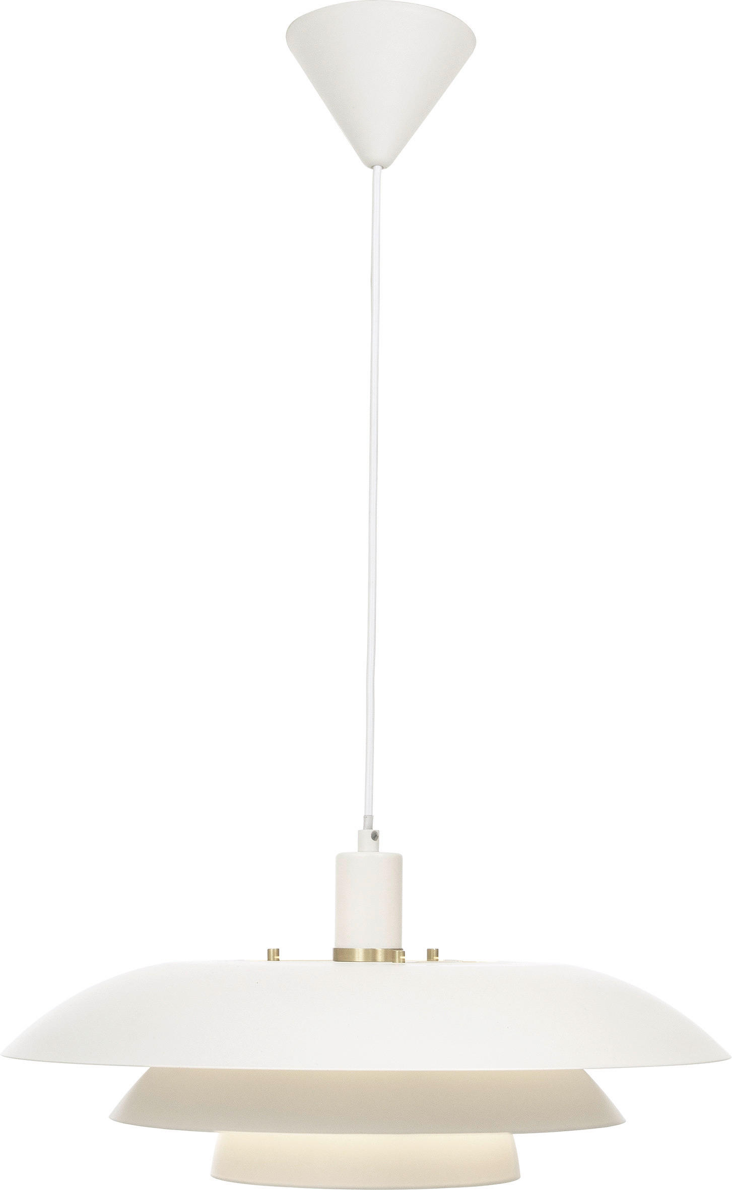 HÄNGLAMPA 45/21/45 cm  - vit/kromfärg, Klassisk, metall (45/21/45cm) - Best Price