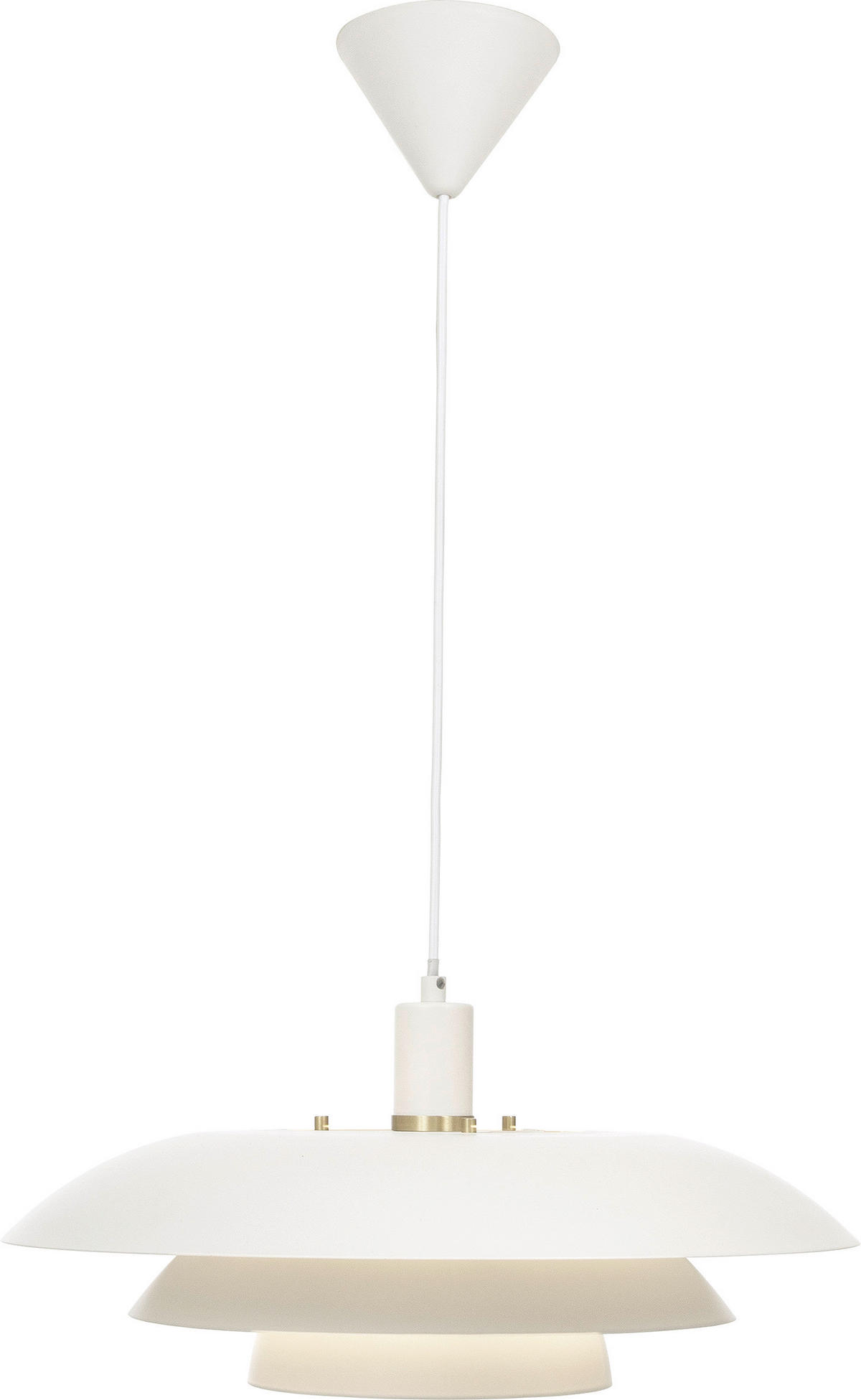 HÄNGLAMPA 45/21/45 cm  - vit/kromfärg, Klassisk, metall (45/21/45cm) - Best Price