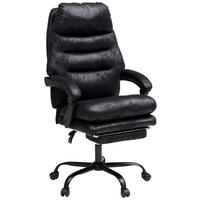 CHEFSESSEL Mikrofaser Schwarz  - Schwarz, Modern, Kunststoff/Textil (64/114/122/72cm) - MID.YOU