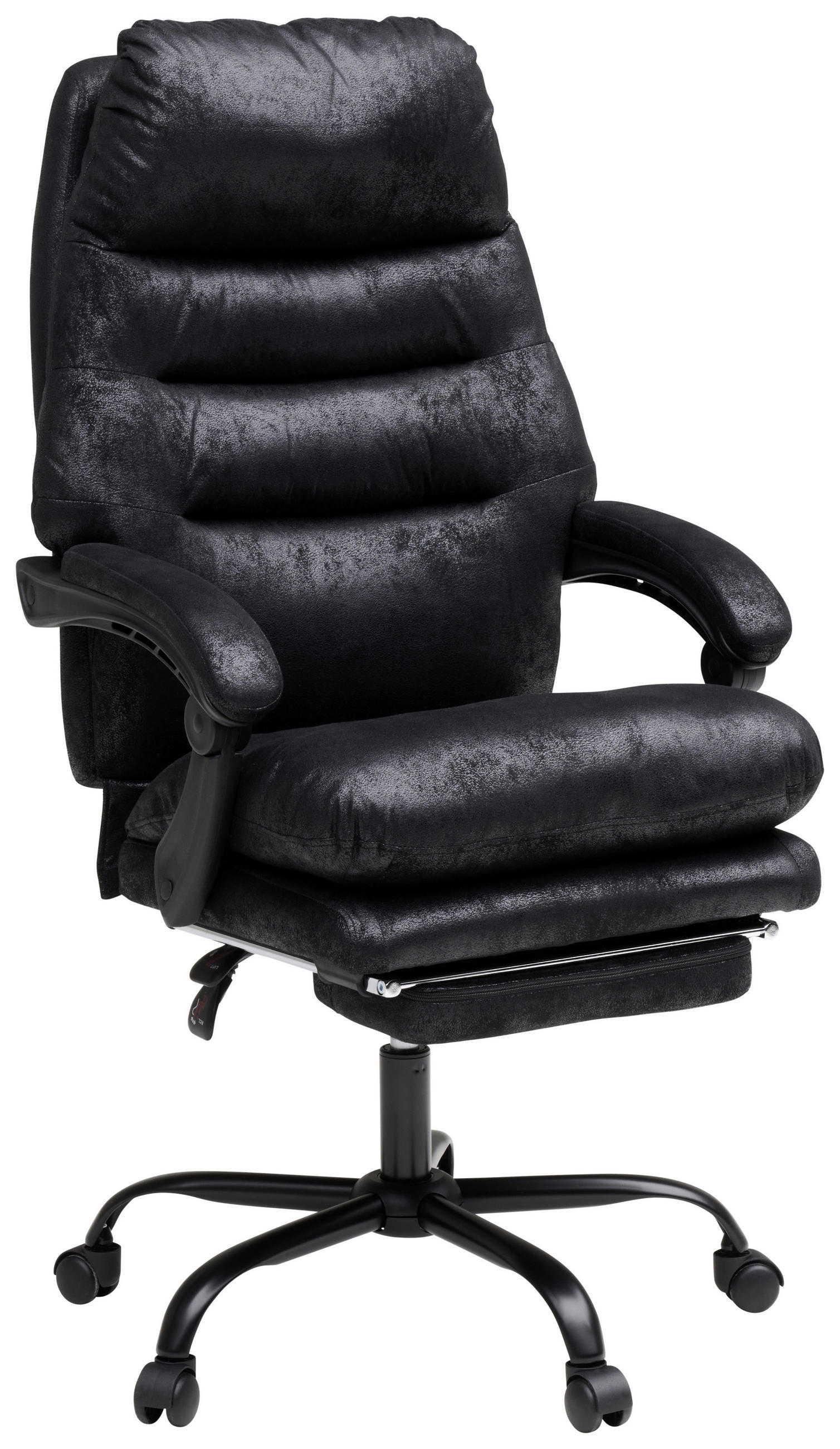 Livetastic Chefsessel Schwarz 64x114x122 cm