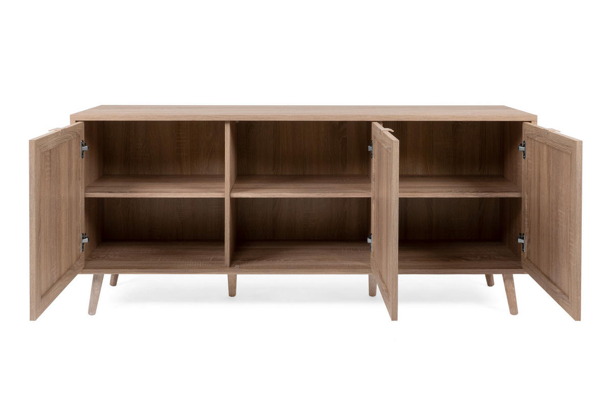 SIDEBOARD  in 150/71/40 cm  - Sonoma Eiche, Natur, Holz/Holzwerkstoff (150/71/40cm) - MID.YOU