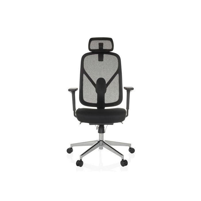 MID.YOU OTOČNÁ ŽIDLE, síťovina, černá