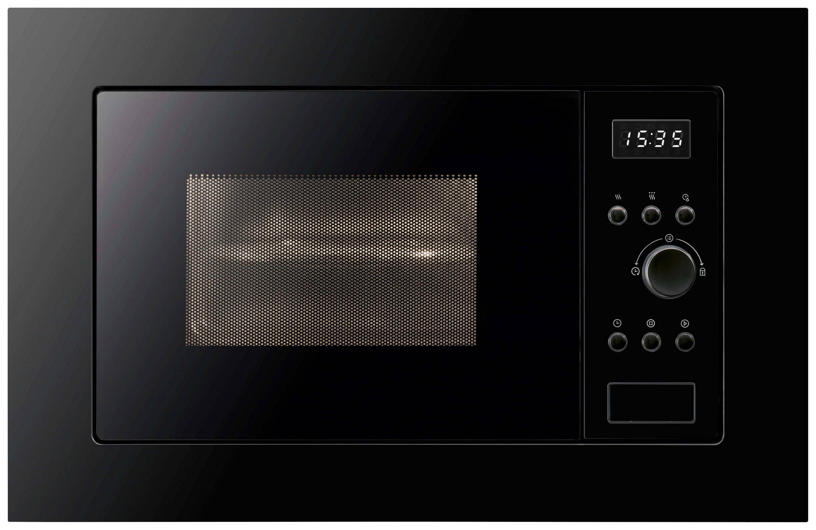 MIKROWELLE HMG360  - Schwarz, Basics, Glas/Metall (59,5/38,4/31,9cm) - Oranier