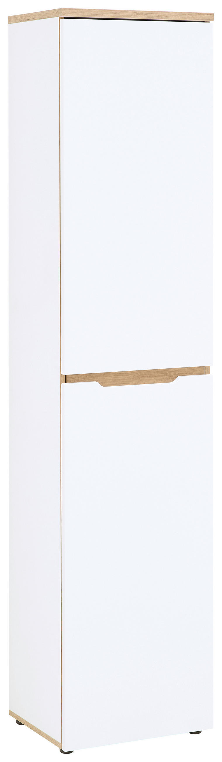 AKTENSCHRANK 45/197/38 cm  - Weiss/Eiche Artisan, Konventionell, Holzwerkstoff (45/197/38cm) - MID.YOU
