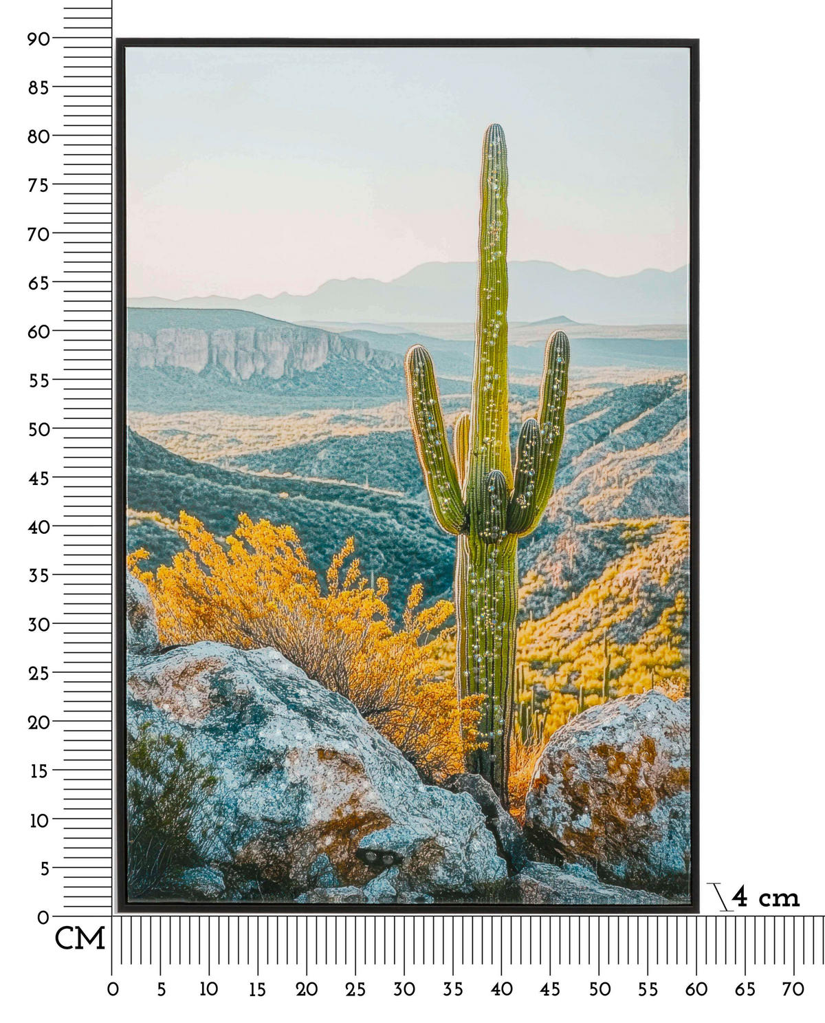 LEINWANDBILD Landschaft & Natur  - Schwarz, Basics, Holz/Kunststoff (60/90/4cm)