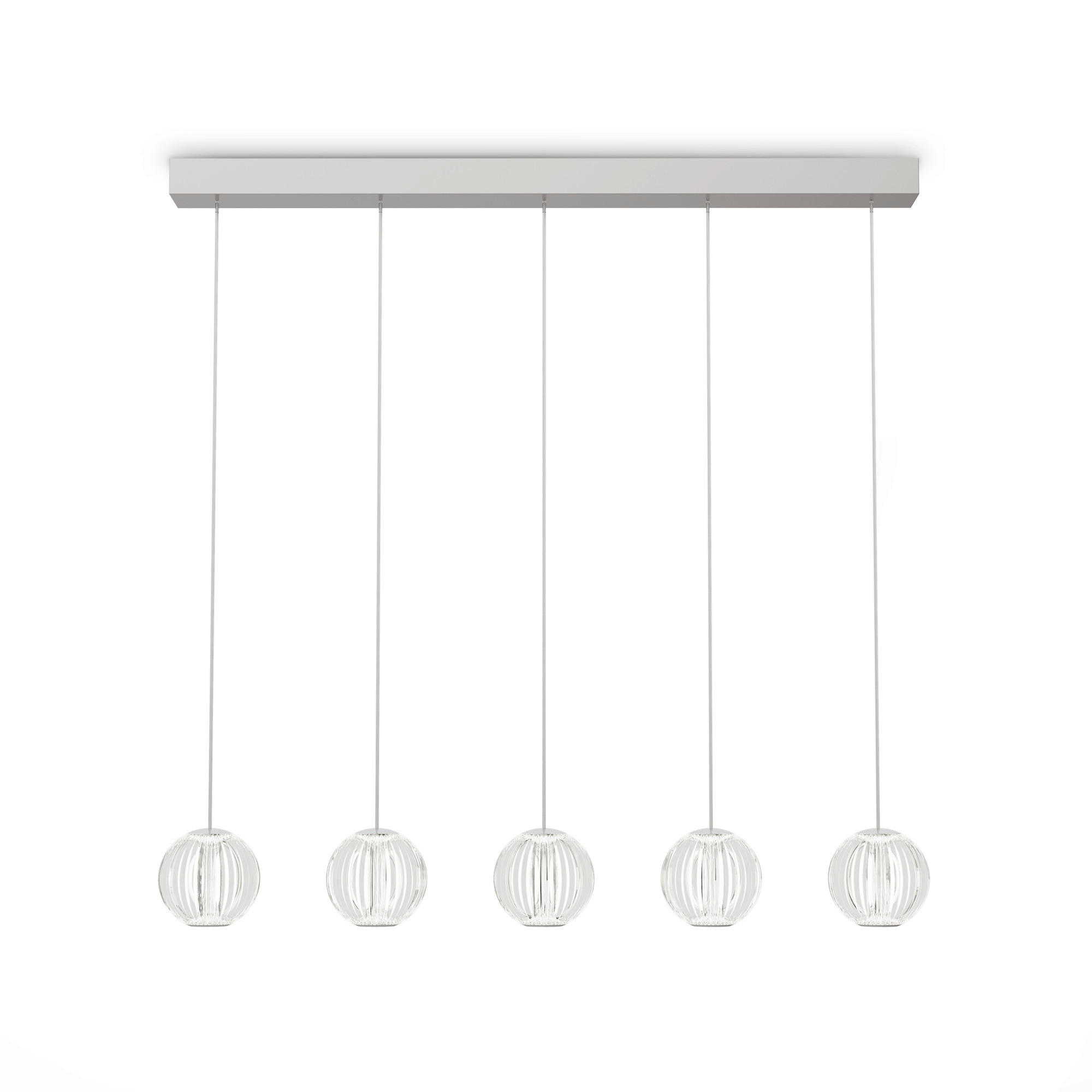 LED-HÄNGELEUCHTE 84/11/230 cm   - Klar, Design, Kunststoff/Metall (84/11/230cm) - Ideal Lux