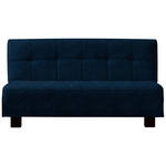 SCHLAFSOFA Juice in Dunkelblau  - Schwarz/Dunkelblau, Design, Textil/Metall (165/92/102cm) - Novel