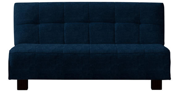 SCHLAFSOFA Juice in Dunkelblau  - Schwarz/Dunkelblau, Design, Textil/Metall (165/92/102cm) - Novel