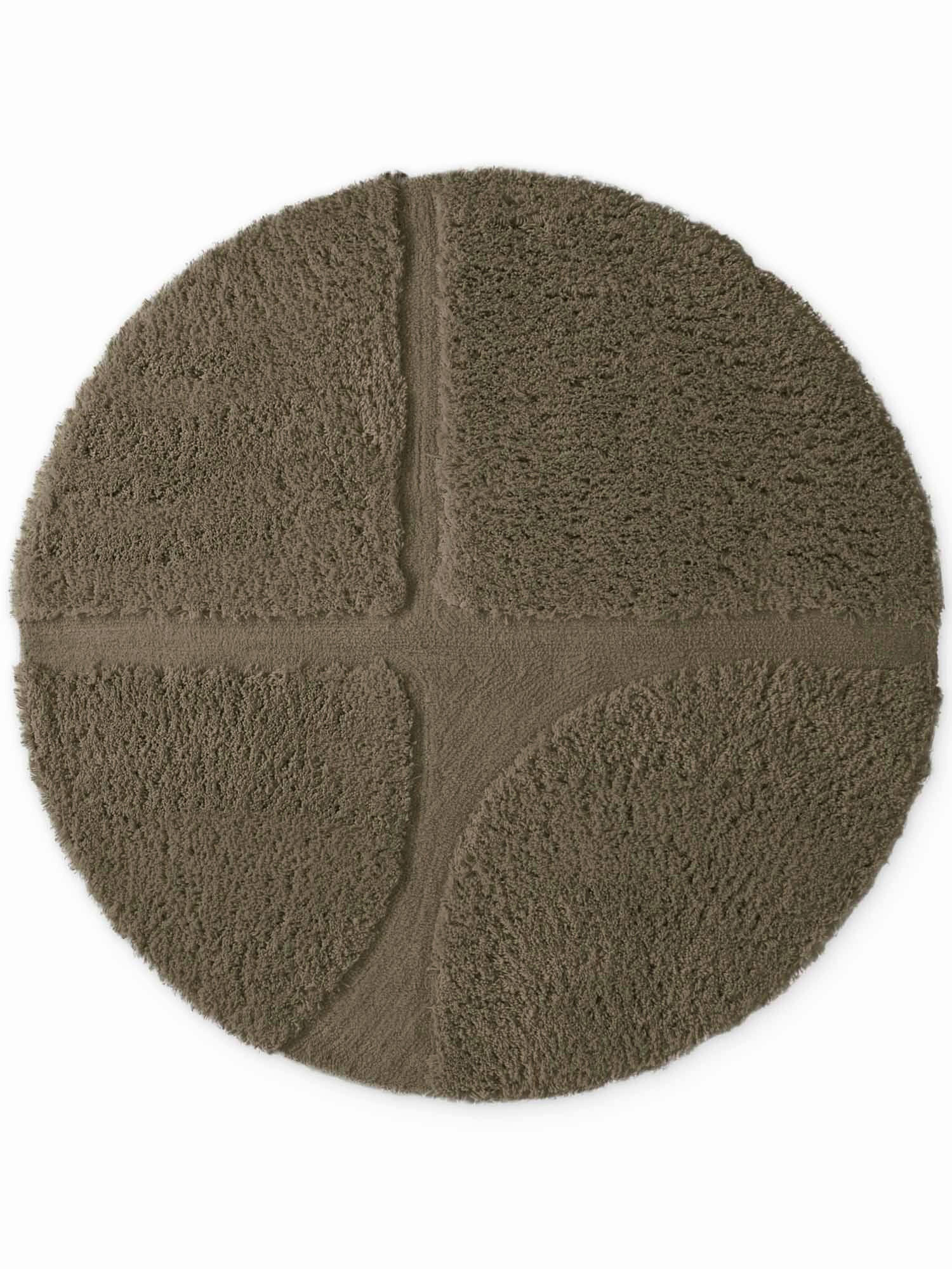 HOCHFLORTEPPICH 150 cm Lambeth Dunkelgrün rund  - Dunkelgrün, Basics, Textil (150cm) - Ted Baker