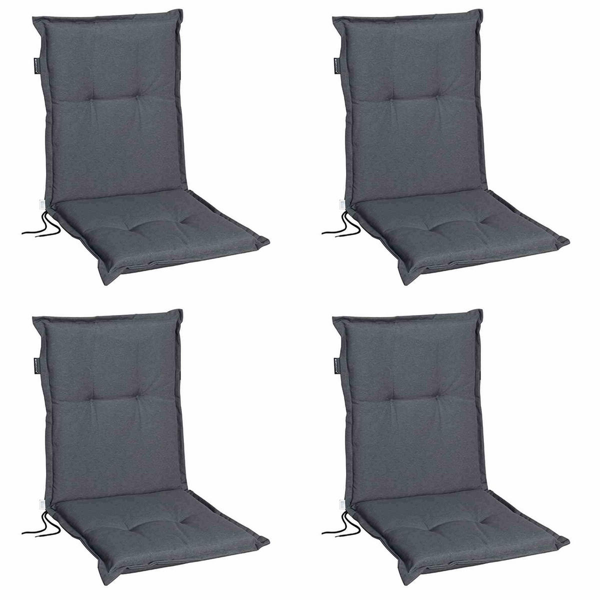 SESSELAUFLAGE in Grau  - Grau, KONVENTIONELL, Textil (50/8/105cm) - Ambia Garden