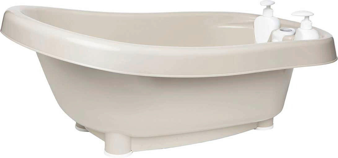 BABYBADEWANNE TAUPE  - Taupe, Basics, Kunststoff (85/32,1/45,5cm) - Bebe Jou
