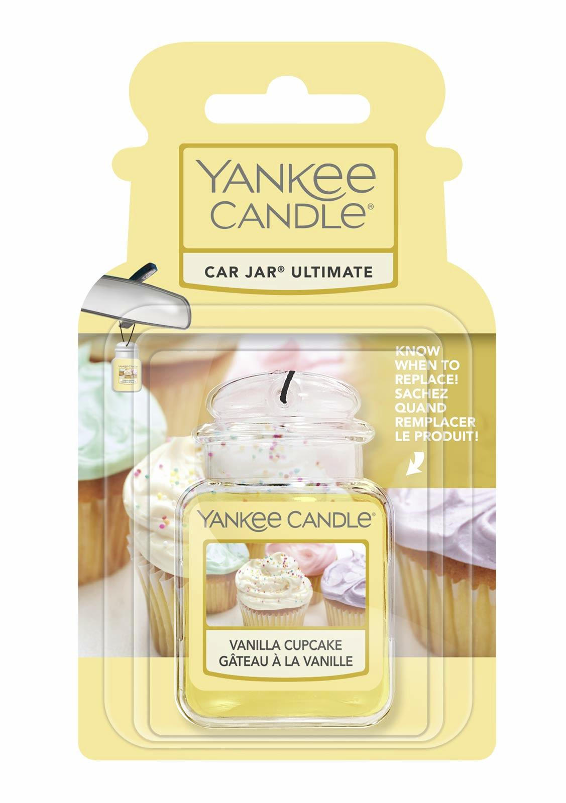 OSVEŽILEC ZRAKA ZA AVTO Vanilla cupcake  - bež, Basics (4/6/2,5cm) - Yankee Candle