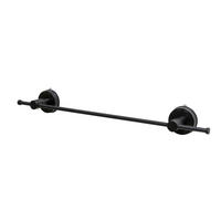 TYČ NA RUČNÍKY - černá, Basics, kov/plast (55,5/6,5/7,2cm) - Sadena