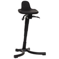 STEHHILFE 56/75-92/47 cm  - Schwarz, Basics, Kunststoff/Metall (56/75-92/47cm) - MID.YOU