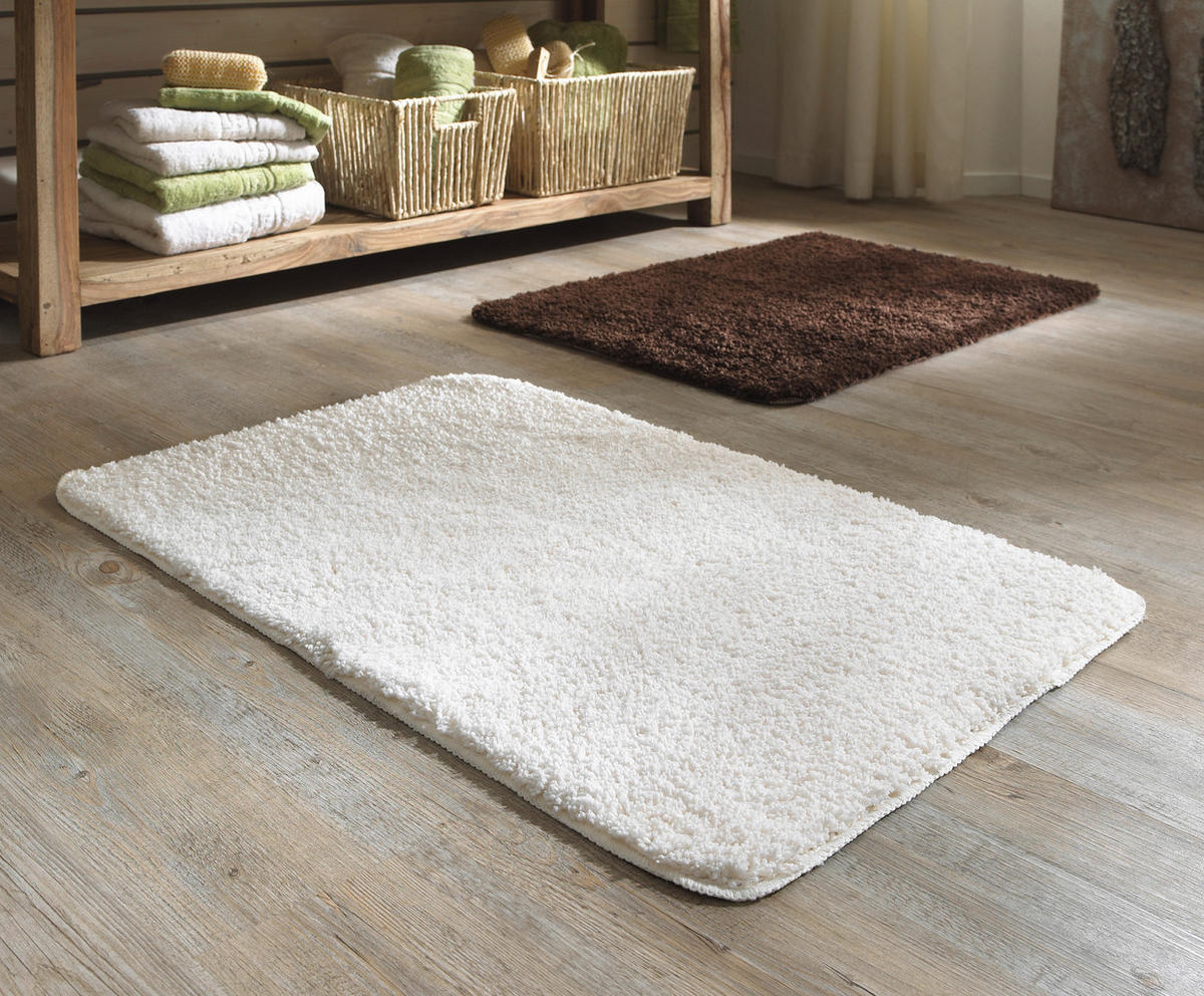 KOUPELNOVÁ PŘEDLOŽKA, 60/90 cm - šedohnědá, Basics, textil/plast (60/90cm) - Esposa