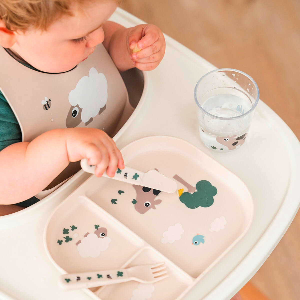 KINDERTELLER  - Sandfarben, Basics, Kunststoff (26/14,50/10,50cm)
