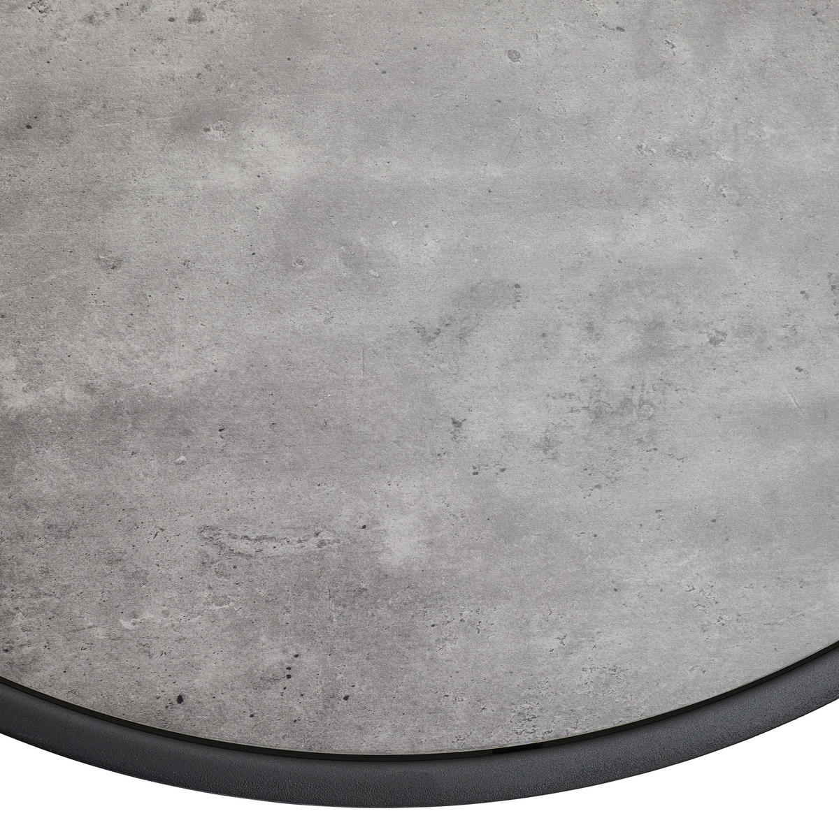 COUCHTISCHSET ESG 65-80/65-80/38-40 cm rund Grau, Schwarz  - Schwarz/Grau, Design, Glas/Holzwerkstoff (65-80/65-80/38-40cm) - MID.YOU