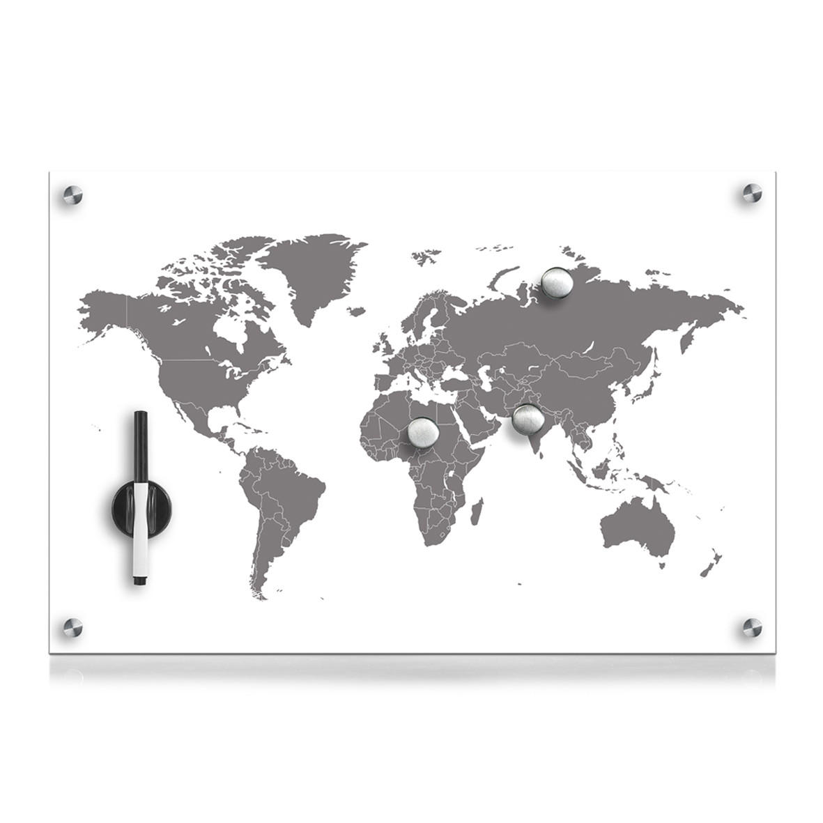Zeller Present Memoboard Mehrfarbig, Transparent 60x40x1.9 cm