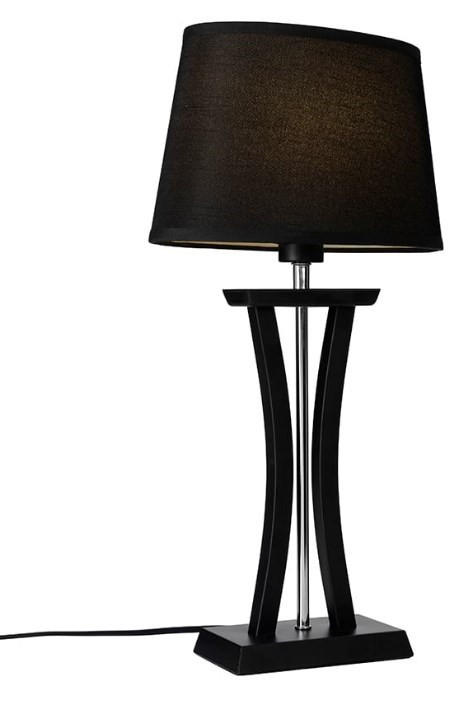BORDSLAMPA 47/47 cm   - svart, Klassisk, metall/textil (47/47cm)