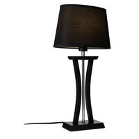 BORDSLAMPA 47/47 cm   - svart, Klassisk, metall/textil (47/47cm)