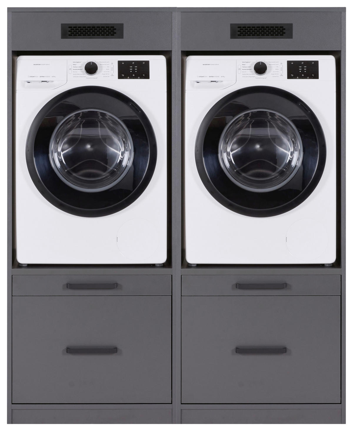 HAUSWIRTSCHAFTSRAUM 134/164/68 cm  in Anthrazit  - Anthrazit, MODERN, Holzwerkstoff (134/164/68cm) - home24