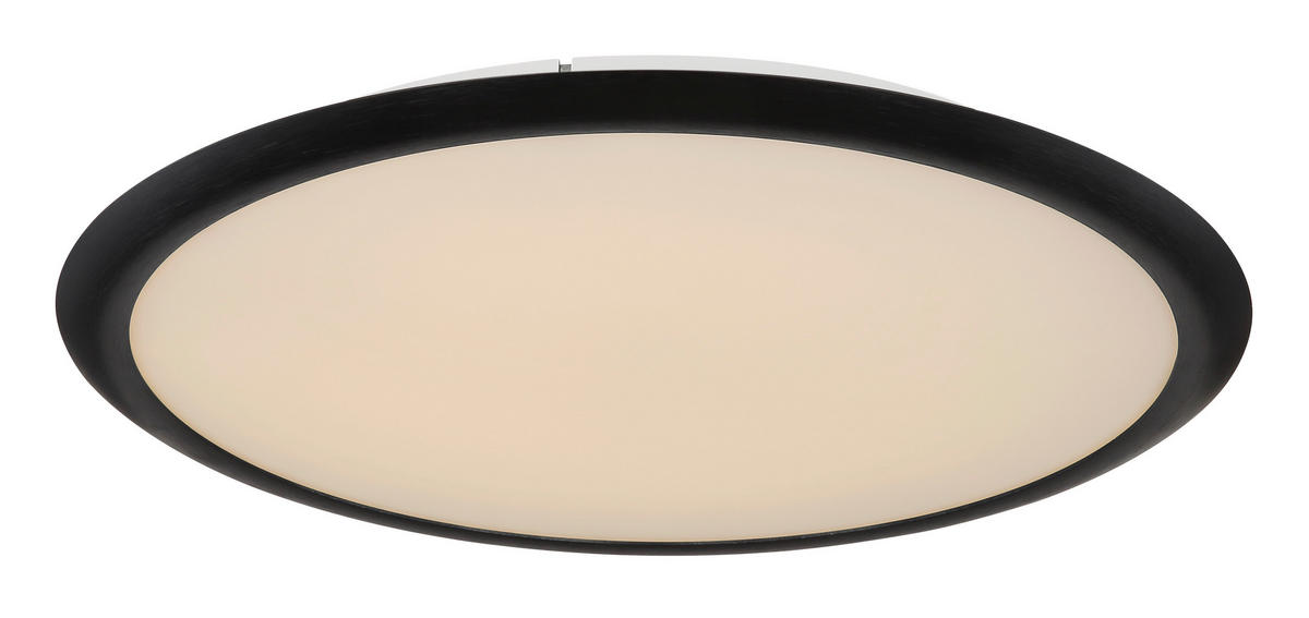 LED-DECKENLEUCHTE  50,8/5 cm    - Opal/Grau, Konventionell, Kunststoff/Metall (50,8/5cm) - Globo