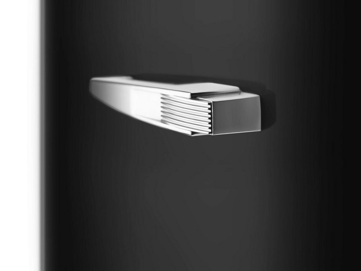 KÜHL-GEFRIER-KOMBINATION FAB28LBL6  - Schwarz Hochglanz, Trend, Metall (60.1/153/76.8cm) - SMEG