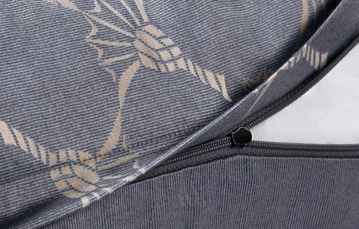 KOPFPOLSTERBEZUG JOOP! CORNFLOWER GRADIANT 40/80 cm  - Grau, Basics, Textil (40/80cm) - Joop! Living